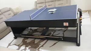 SCOREX 4 in 1 Games- billiard table air hockey table tennis table dinning