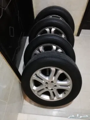 طقم جنطات مرسيدس جيب إم إل بحالة ممتازة