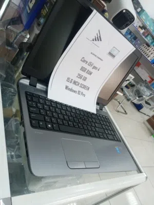 لابتوب HP نظيف جدا خالي من أي مشاكل أو عيوب بالضمانة مع كل ملاحقاته كاملة