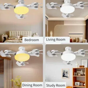 مروحة ومصباح LED في وحدة واحدة الحل الذكي لتوفير المساحة والراحة