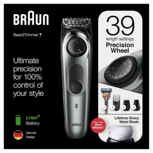 Braun Beard Trimmer Series 7 & Hair Clippers with Gillette Fusion5 ProGlide Razor