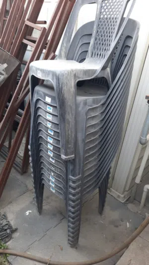Cafe chairs stackable