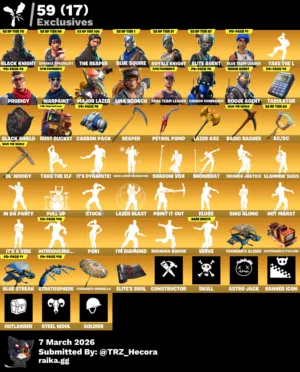 حساب شيطون بلاك نايت 230 skins طور الزومبي القديم سوم موجود حاليا