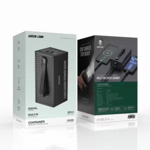 باور بانك بقوة 50000mAh من جرين ليون وشحن سريع PD 20W مع شاشة رقمية