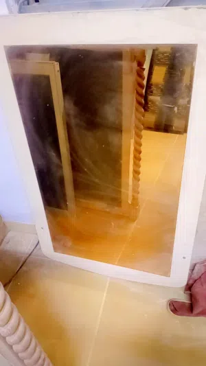 مرايه طويلة خشبية