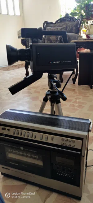 كاميرا شارب وفيديو شغال 100% ياباني أصلي