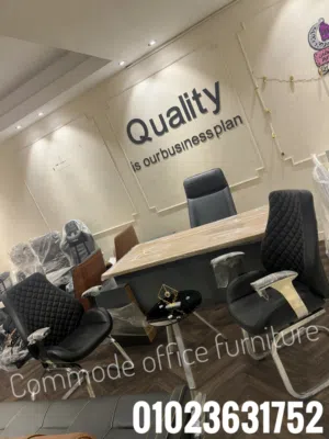 طقم ادراي مكتب مدير مودرن خشب mdf اسباني مستورد مكاتب مديرين اثاث مكتبي office manager modern