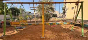 Playground Swing Set – Bench & 2 Swings