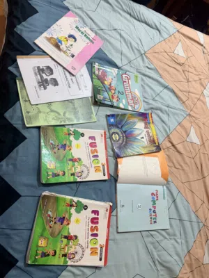 Indian school 2nd standard CBSE used Testbooks with additional Malayalam books
