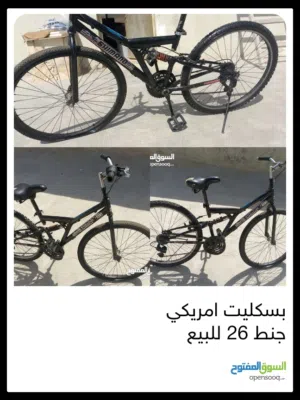 السلام عليكم بسكليت امريكي للبيع جنط 26 بدو شد بريك و ايد غيارات