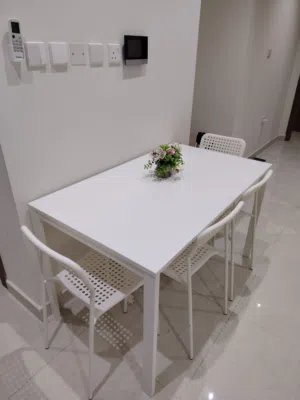 Ikea table with 4 chairs