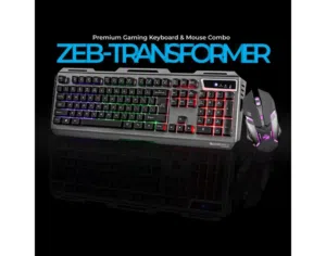 Zeb transformer Gaming combo mouse & Keyboard