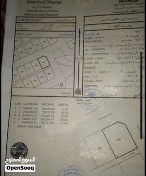 Residential Land for Sale in Al Sharqiya Sur
