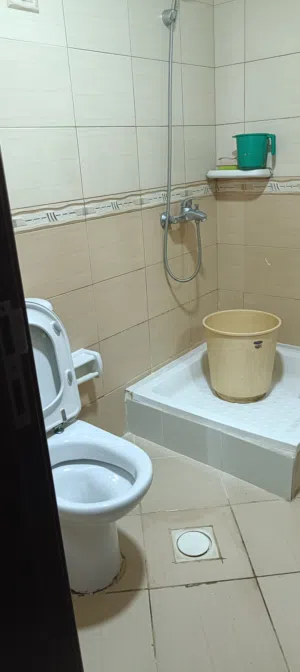 furnished room with washroom free wifi