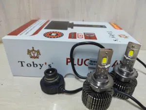 للبيع طقم LED ماركة Toby's الأصلية (تحويل من زينون إلى ليد) وأقوى 200٪ من إضاءة الوكالة - مقاس D4