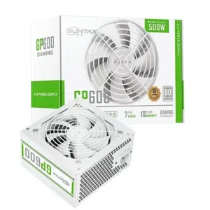 باور سبلاي - مزود طاقه لأجهزة الجيمنج 500 واط حقيقي SUMTAX GP600 500W 80+ GAMING POWER SUPPLY WHITE