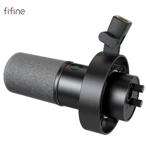 Special Offer full New Best FIFINE USB/XLR Dynamic Microphone with Shock Mount,Headphone for PC
