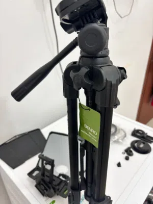 طقم تصوير وصناعة محتوى احترافي (Ttraipod + Teleprompter + Remote)