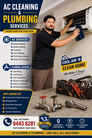 electricity plumbing and AC service