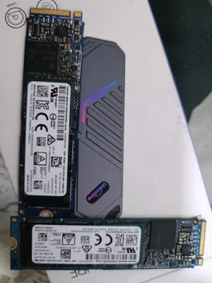 هارد ssd بمساحة 512GB للبلاستيشن والابتوب ومساحة 265GB لتسريع الجهاز بجميع المساحات