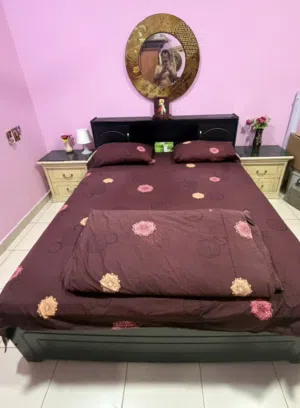 Bed with mattress for sale