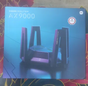 السلام عليكم راوتر جديد شركة شاومي ax9000 مامستخدم ولا دقيقة للبيع مع وصل الضمان