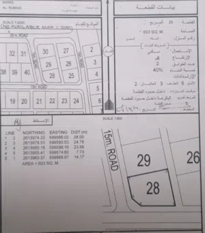 ارض كورنر للبيع من المالك