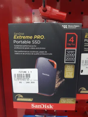 Sandisk Extreme pro portable ssd 4tb speed 2000mb/s