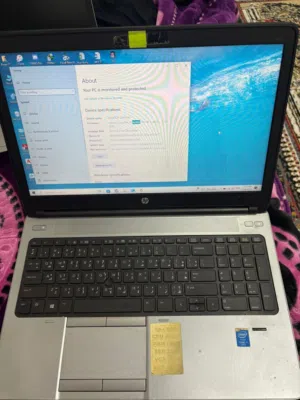 حاسبة Hp جيل الرابع ، أقرأ الوصف ، المعالج : i7 RAM : 8G SSD:256  شاشة : 15.6