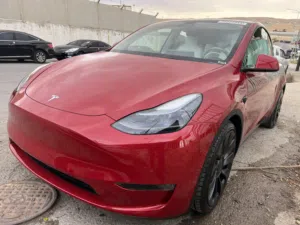 Tesla Y 2022 Performance فحص كامل اعلى صنف يصلح اعفاء جمركي