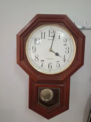 ساعة حائط بندول ماركة RHYTHM (Westminster Chime