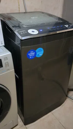 غسالة ملابس 14 كيلو  شبة جديدة