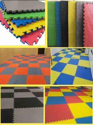 ارضيات حماية ملاعب فوم اسفنجي مضاد للصدمات والسقوط عالارض مقاس متر