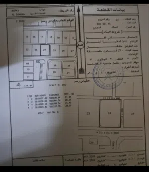 Residential Land for Sale in Al Batinah Barka