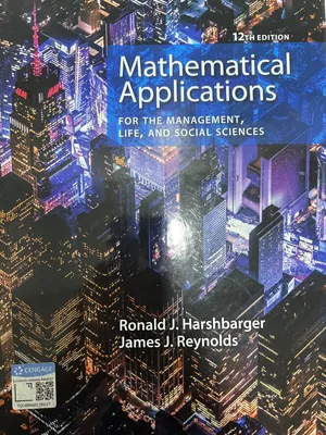 للبيع كتاب جديد ( جامعة  البحرين)  Mathematical Appplication 103&104 بسعر معقول وجيد