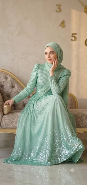 فستان سهره جديد ملبوس فقط ساعتين