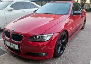 BMW 325i Coupe Convertible  GCC 2008 Specs  Hard Top  Red on White