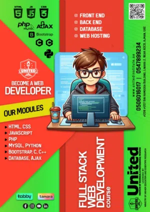 Web development is 600 only at the United Institute.