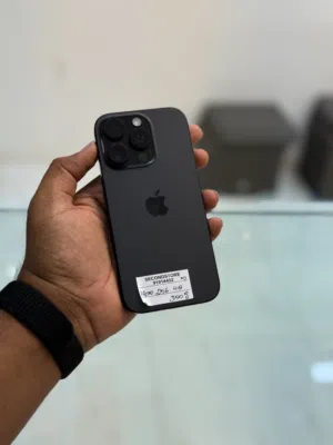 Used Apple iPhone 16 Pro Mobile Phone, 256GB, Black, Excellent Condition