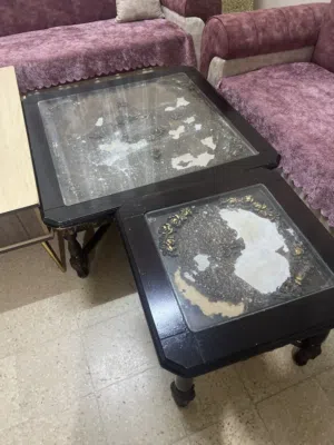 طقم طاولات وطاولة وسط