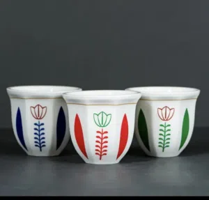 اكواب 250 ملي سيراميك العدد كوبين . تغليف فردي