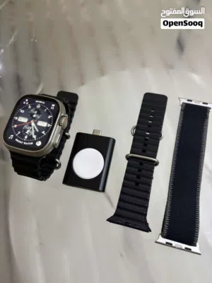 ساعه الترا كوبي ماستر + شاحن ساعه محمول + سيوره ساعه ابل