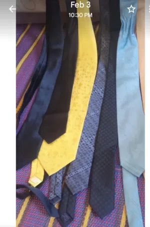Selection of formal men's ties!!!