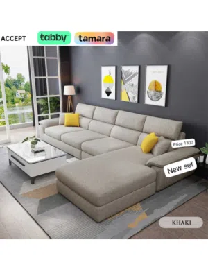 فرصة لا تُفوت! طقم كنب شبه جديد  Stylish Sofa Set – Elegant Design & Affordable Price