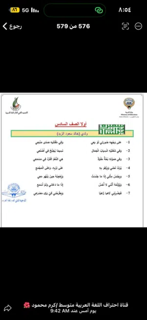مدرس لغة عربية جميع المراحل