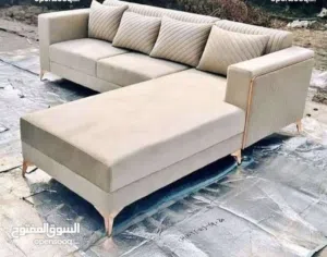 صوفا L shap تفصيل 5 متر جميع الالوان