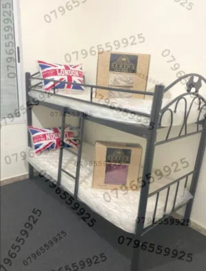 تعديل إلى تخت طابقين حديد متوفر ب عدة الألوان بتصاميم 2026 تتوفر لدينا خدمة التوصيل