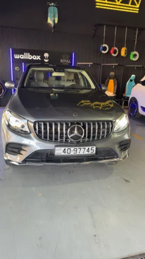 مرسيدس GLC 350e 2018 هايبرد Plug-in فئة-GLC رمادي مع كماليات ومرخصة
