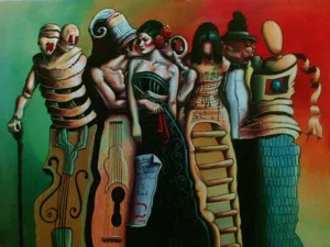 لوحات فنية صنع يدوي