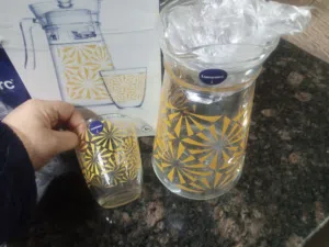 طقم شاف مع 6كاسات ماركة لومينارك